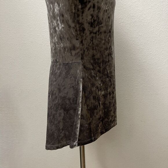 Isaac Mizrahi Live QVC Women's Mock Turtleneck Top Small Gray Long Sleeve - Picture 6 of 9